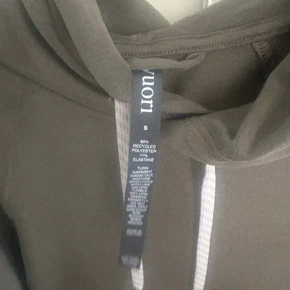 Vuori Olive Green Hoodie - Picture 2 of 4